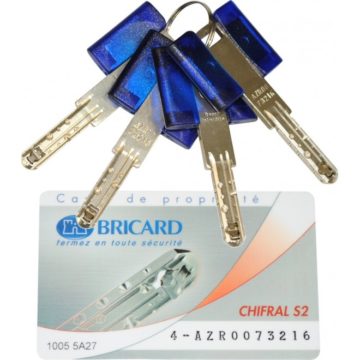 Bricard Chifral S2 clé et carte