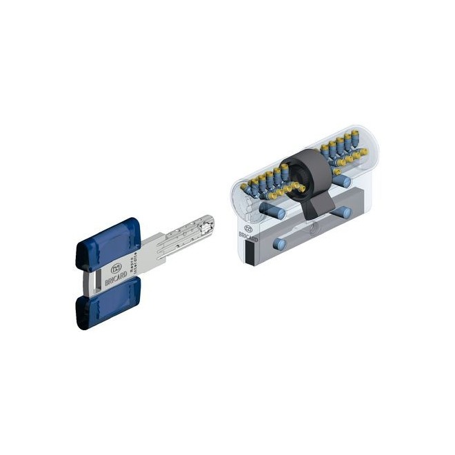 Cylindre Bricard Chifral S2 Double Entrée 30x30mm 